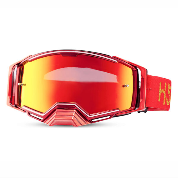 FA-028 red lens antifog anti scratch mx goggle