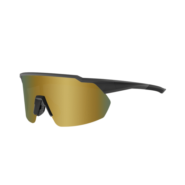 YC-006 sunglasses gold lens black frame TPU color