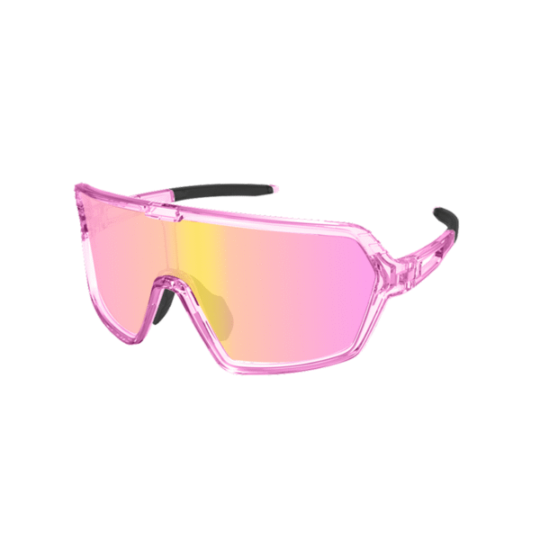 YC-013 sunglasses cycling sport glasses UV400 TPU Polarized lens Revo Pink lens 2025
